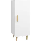 vidaXL Sideboard Weiß 34,5x34x90 cm Holzwerkstoff