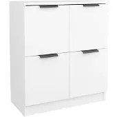 vidaXL Sideboard Weiß 60x30x70 cm Holzwerkstoff