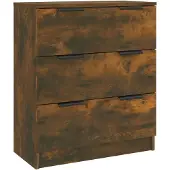 vidaXL Sideboard Räuchereiche 60x30x70 cm Holzwerkstoff