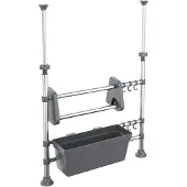 vidaXL Küchenorganisator Verstellbar Aluminium