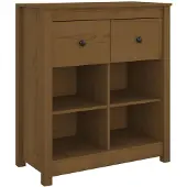 vidaXL Sideboard Honigbraun 70x35x80 cm Massivholz Kiefer