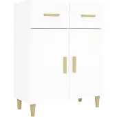 vidaXL Sideboard Weiß 69,5x34x89 cm Holzwerkstoff