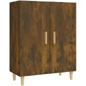 vidaXL Sideboard Räuchereiche 70x34x90 cm Holzwerkstoff