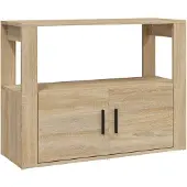 vidaXL Sideboard Sonoma-Eiche 80x30x60 cm Holzwerkstoff