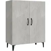 vidaXL Sideboard Betongrau 70x34x90 cm Holzwerkstoff