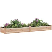 vidaXL Hochbeet mit Einsatz 240x45x25 cm Massivholz Tanne