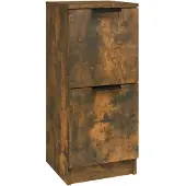 vidaXL Sideboard Räuchereiche 30x30x70 cm Holzwerkstoff