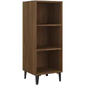 vidaXL Sideboard Braun Eichen-Optik 34,5x32,5x90 cm Holzwerkstoff