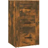 vidaXL Sideboard Räuchereiche 40x33x70 cm Holzwerkstoff