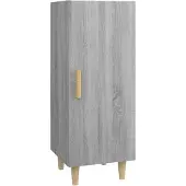 vidaXL Sideboard Grau Sonoma 34,5x34x90 cm Holzwerkstoff