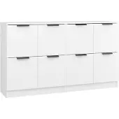 vidaXL Sideboards 2 Stk. Weiß 60x30x70 cm Holzwerkstoff