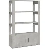 vidaXL Sideboard Betongrau 80x30x119,5 cm Holzwerkstoff