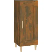 vidaXL Sideboard Räuchereiche 34,5x34x90 cm Holzwerkstoff