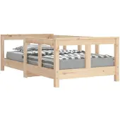 vidaXL Kinderbett 70x140 cm Massivholz Kiefer