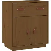 vidaXL Sideboard Honigbraun 65,5x40x75 cm Massivholz Kiefer