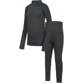 Trespass Unite360 Funktionsunterwäsche-set Schwarz 9-10 Years Jungen Schwarz 9-10 Years