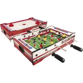 Carromco , Tischauflage "Flip-XM" 2in1, rot / weiß, 51 x 31 x 10,5 cm