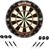 Winmau Winmau, Wettkampf-Dartboard "PRO-SFB" inklusive 2 Satz Winmau Steeldarts
