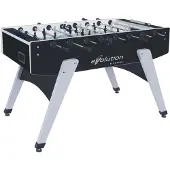 Winsport Garlando, Tischfußball Kickertisch "G-2000 Evolution", schwarz / silber, Profistangen (PR)