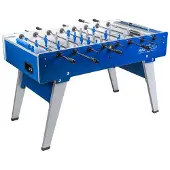 Winsport Garlando, Tischfußball Kickertisch "MasterCup Foldy", blau, Standardstangen (ST)