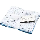Creativ Company Patchworkstoff blau Baumwolle 45x55cm 4 Stück Bundle