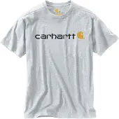 Carhartt T-Shirt Core Logo T-Shirt S/S Men Heather Grey-S
