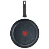 Tefal C27206, Rund, Allzweckpfanne, Schwarz, Titan, Aluminium, Thermo-Punkt