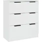 vidaXL Sideboard Weiß 60x30x70 cm Holzwerkstoff