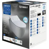 Duravit Wand-WC-Set ME by Starck HygieneFlush rimless SensoWash Slim weiß