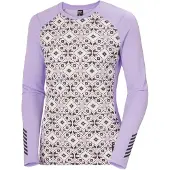 Helly Hansen Lifa Active Graphic Crew, Damen, lila