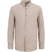 Jack & Jones Classic Melange Langarmhemd