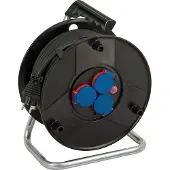 Brennenstuhl 1098490001, Schwarz, Kunststoff, 3 AC-Ausgänge, 40 m, IP44, Deutschland