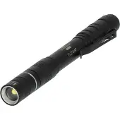 Brennenstuhl Stift-Taschenlampe LuxPremium TL 210 AF, Osram-LED, 55m Leuchtweite, Aluminium, USB C, IP44, schwarz
