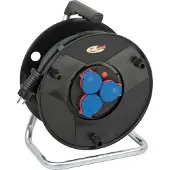 Brennenstuhl 1098570001, Schwarz, Kunststoff, 3 AC-Ausgänge, Gerade, 30 m, IP44