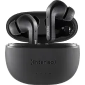 Intenso Black Buds T300A, True Wireless Stereo (TWS), Anrufe/Musik/Sport/Alltag, Kopfhörer, Schwarz