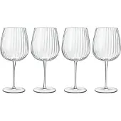 Luigi Bormioli - Optica Gin&Tonic Burgundy Glass 75 cl 4 pcs.