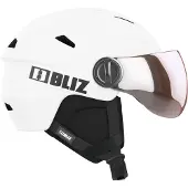 Bliz Skihelm Strike Visier Matte White-S