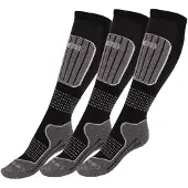 Accezzi Merino 20 Skisocken, 3 paar, schwarz