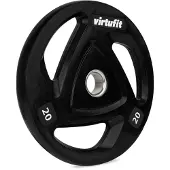 VirtuFit Olympische Krafttrainingsscheibe aus Gummi