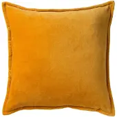 Dutch decor Uni Samt Kissenhülle 'Caith' 50 x 50 cm Mehrere Farben (Farbe : Golden Glow - Gelb)