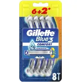 Gillette Blu3 Comfort (6 + 2 Stück)