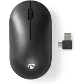 Nedis Mouse - Drahtlos - Silent-Maus - 1200 dpi - Anzahl Knöpfe: 3 - Beidhändig