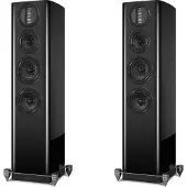Wharfedale AURA 3 - Standlautsprecher, schwarz-hochglanz