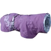 Hurtta Drizzle Regenmantel für Hunde aubergine, Farbe:aubergine, Größe:40