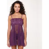 Lingadore Babydoll Majesty purple | Grösse: XXL | Farbe: Violett