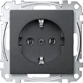 Merten MEG2301-0414-SCHUKO, anthrazit, M