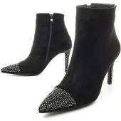 Montevita Stiefelette mit Absatz, Punternt Schwarz