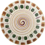 Bloomingville Shama Teller grün Ø27cm 6er-Set