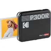 Kodak - Mini 3 Plus Retro Mini Printer - Black - E
