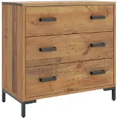 vidaXL Kommode 75x35x70 cm Massivholz Kiefer